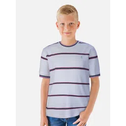 Gini and Jony Boys White Striped T-shirt-picture-25