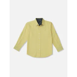 Gini and Jony Boys Yellow Casual Cotton Shirt-picture-45
