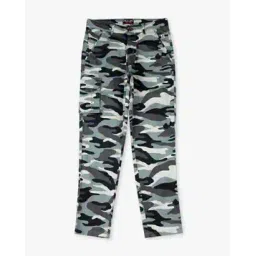 gini & jony Camouflage Print Straight Fit Cargo Trousers-picture-10