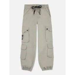 gini & jony Gini and Jony Boys Grey Graphic Print Cotton Trouser-picture-10