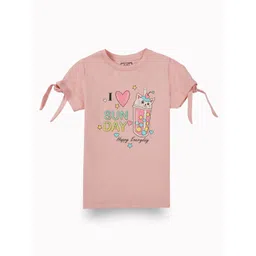 Gini and Jony Girls Graphic Print Cotton Top-picture-48