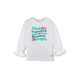 Gini and Jony Girls Typography Printed Cotton Regular Top-picture-26