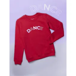 Gini and Jony Girls Typography Printed Cotton Sweatshirt-picture-16