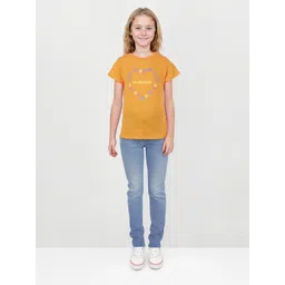 Gini and Jony Girls Typography Printed Cotton T-shirt-picture-37