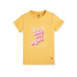 Gini and Jony Girls Typography Printed Cotton T-shirt-picture-31