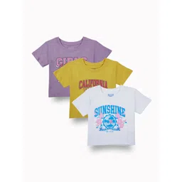 Gini and Jony Kids 3 Printed Cotton Tshirt Top-picture-30