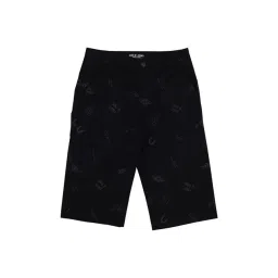 Gini & Jony Kids Black Printed Shorts-picture-42