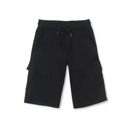 Gini & Jony Kids Black Solid Bermudas-picture-11