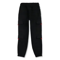 Gini & Jony Kids Black Solid Trousers image 2