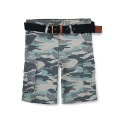 Gini & Jony Kids Blue Camouflage Bermuda-picture-19