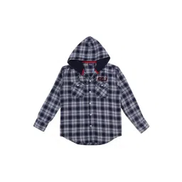 Gini & Jony Kids Blue Cotton Printed Shirt-picture-24