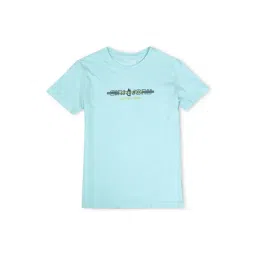 Gini & Jony Kids Blue Cotton Printed T-Shirt-picture-27