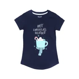 Gini & Jony Kids Blue Cotton Printed Top-picture-30