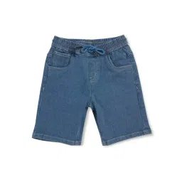 Gini & Jony Kids Blue Regular Fit Bermuda-picture-41