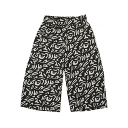 Gini and Jony Kids-Girls Abstract Printed Comfort Culottes Trousers-picture-29
