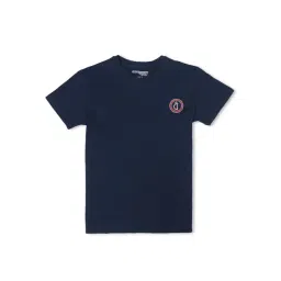 Gini & Jony Kids Navy Solid T-Shirt-picture-43