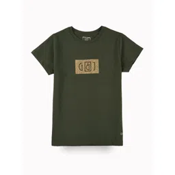 Gini and JonyKids-Girls Brand logo Cotton Top-image-19