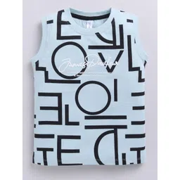 Ginie Boys Typography Printed Cotton T-shirt-picture-26
