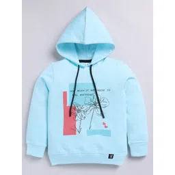 Ginie Girls Floral Printed Hooded Sweatshirt-picture-15