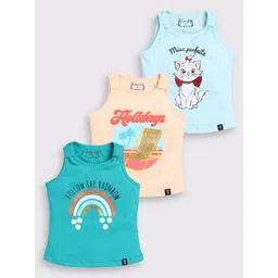 Ginie Girls Pack Of 3 Cotton Printed Top-picture-11