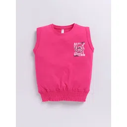 Ginie Girls Pocket Printed Smocked Top-picture-57