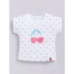 Ginie Girls Polka Dot Printed Extended Sleeves Top-picture-29