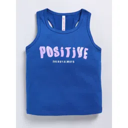 Ginie Girls Typography Printed Round Neck Top-picture-37