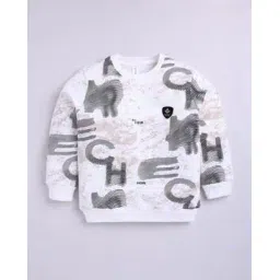 giniekids Boys Typographic Regular Fit Sweatshirt-picture-27