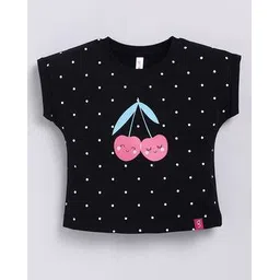 giniekids Girls Polka-Dot Print Regular Fit Top-picture-38