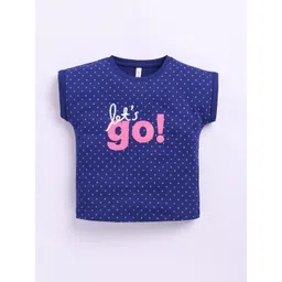 giniekids Kids-Girls Typography Printed Cotton Top-picture-32