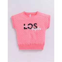 giniekids giniekidsGirls Printed Cotton Boxy Top image 1