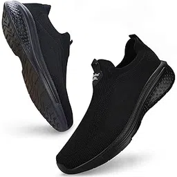 giniros Shoes Men's Trainers Without Laces Slip-on Shoes Mesh Breathable Lightweight Running Shoes Casual Sports Shoes Comfortable Trainers Lightweight Outdoor Jogging Shoes-picture-32