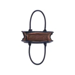 Giordano Black Quilted Medium Satchel image 5