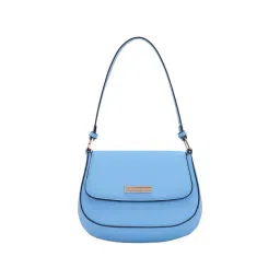 Giordano Blue Solid Medium Shoulder Handbag-picture-41