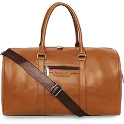 giordano Duffle Bag for Travel | Compact,Stylish and Comfortable for Travelling | Suitable for Men's and Women's| Cabin Luggage Bag, Tan-picture-18
