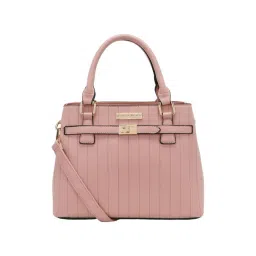 Giordano Light Pink Quilted Medium Satchel-picture-14