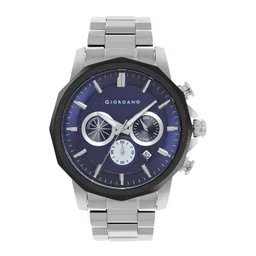 GIORDANO Men Blue Dial & Bracelet Style Straps Analogue Watch GZ-50036-11-picture-31