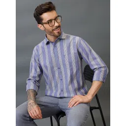 GIORDANO Men Striped Casual Shirt-picture-36