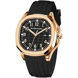 giordano Modern Analog Watch with Textured dial and Sleek Silicon Strap for Men - GZ-50118-picture-53