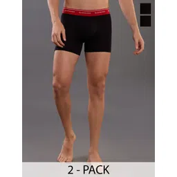 GIORDANO Pack Of 2 Long Trunks GMUGBRF305-Signature Black-picture-37