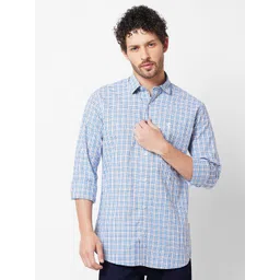 GIORDANO Slim Fit Tartan Checks Casual Shirt-picture-40