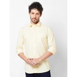 GIORDANO Spread Collar Slim Fit Opaque Pure Cotton Casual Shirt-picture-10