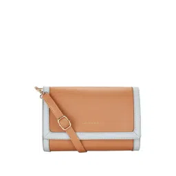 Giordano Tan & Grey Solid Sling Handbag-picture-20