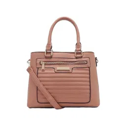 Giordano Tan Solid Medium Handbag-picture-24