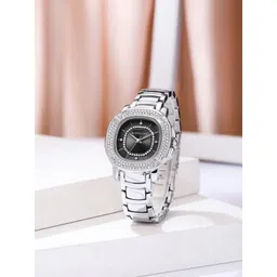 GIORDANO Women Embellished Dial & Stainless Steel Bracelet Style Straps Watch GZ-60109-11-picture-41