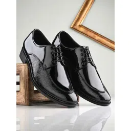 Giorgio Men's Black Derby Shoes-picture-41