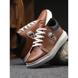 Giorgio Men's Tan Casual Sneakers-image-18
