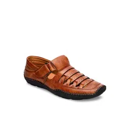 Giorgio Men's Tan Fisherman Sandals-image-22