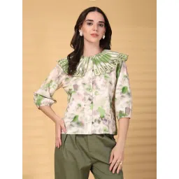 Gipsy Multicolor Cotton Regular Fit Printed Top-picture-16