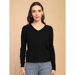 Gipsy Women Striped V-neck Pullover-picture-11